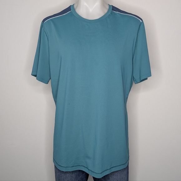 Lululemon Blue Short Sleeve Lightweight Breathable T-shirt L/XL - Picture 1 of 7